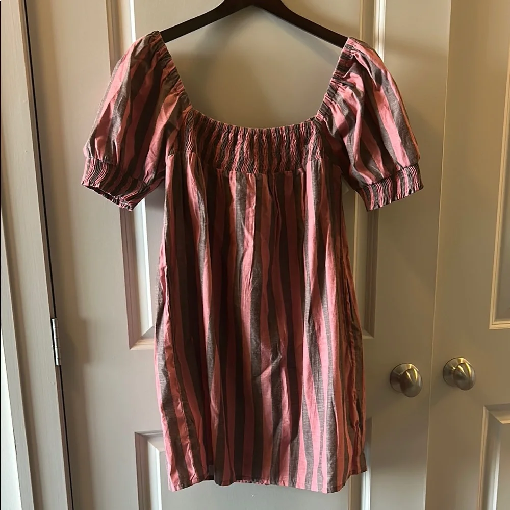 Mille JANE DRESS IN ROSEWOOD & SABLE - Picture 4 of 5